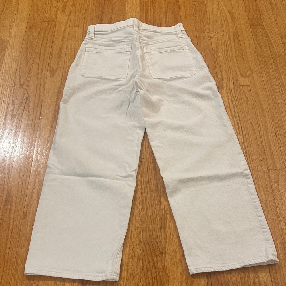 Madewell- The Perfect Vintage Wide-Leg Cropped Jeans (27) - Picture 4 of 5